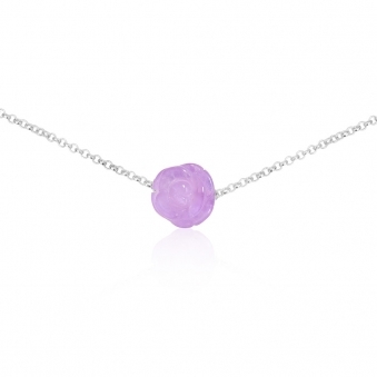 Amethyst Rose Choker