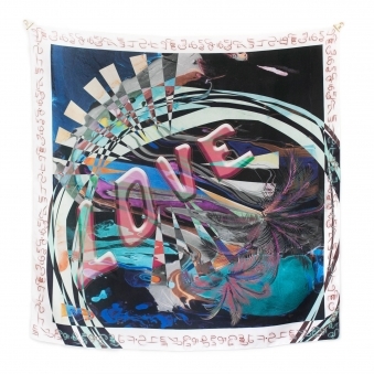 Black Love Sila Silk Scarf
