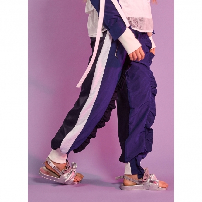 Blue Frill Trousers