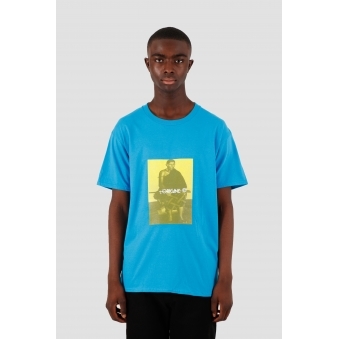 Blue Yellow Yaa Asantewaa Portrait T-Shirt