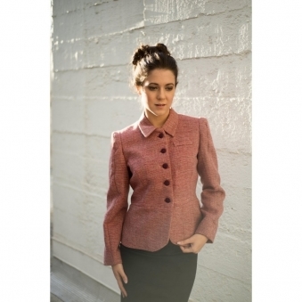 Carmine Tweed Jacket