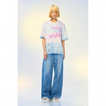 Chic Jacquard-Knit T-shirt