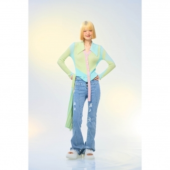Chic Worsted Wool Cardigan