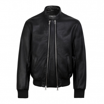 Classic double zip Bomber Jacket VOL.1.1