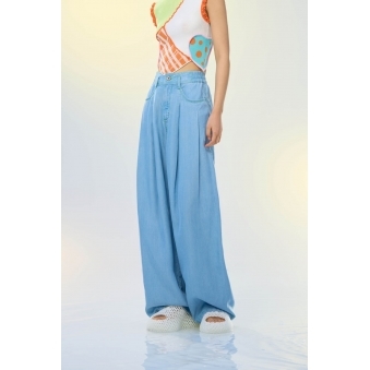 Comfortable and Versatile Denim Trousers