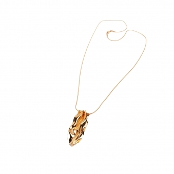 Curves of Gold Necklace