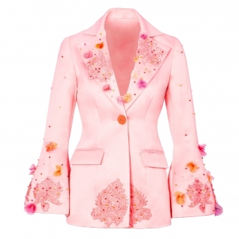 Flowery Star Explosion Jacket with Tulip Sleeves