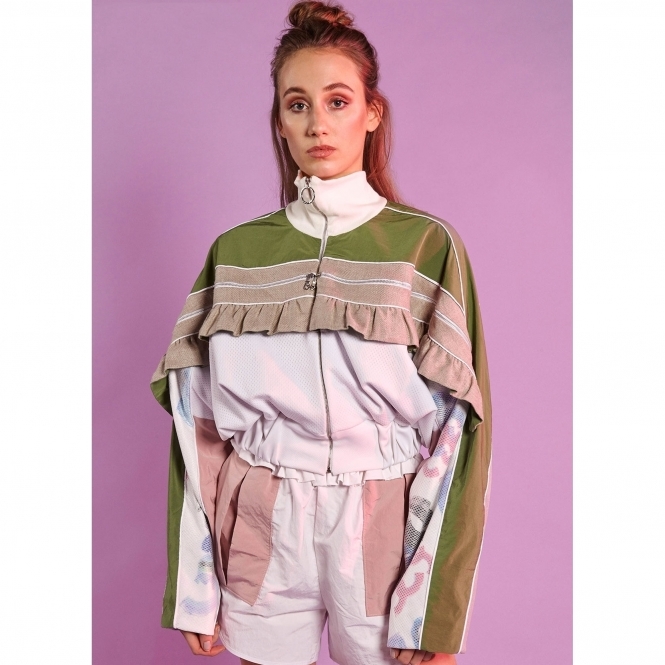 Frill Short Bomber