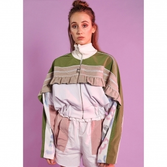 Frill Short Bomber