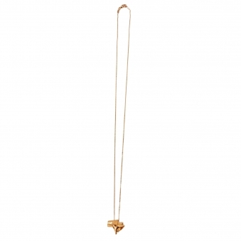 Gold Folded Star Necklace