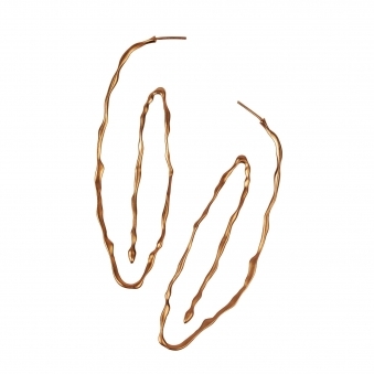 Gold Stalactites Earrings