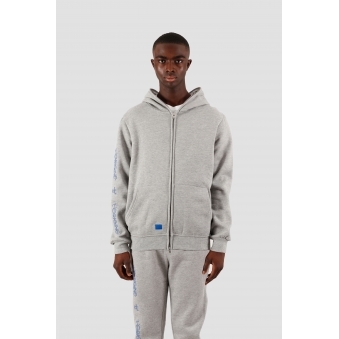 Grey Shark Zip Hoodie