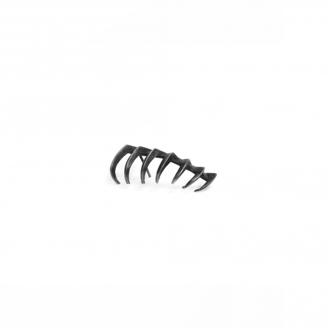 Gunmetal 3D Climber Earring