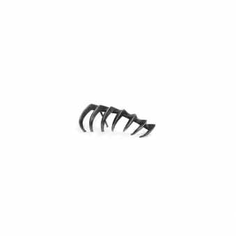 Gunmetal 3D Climber Earring