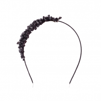 Handmade Black Diadem