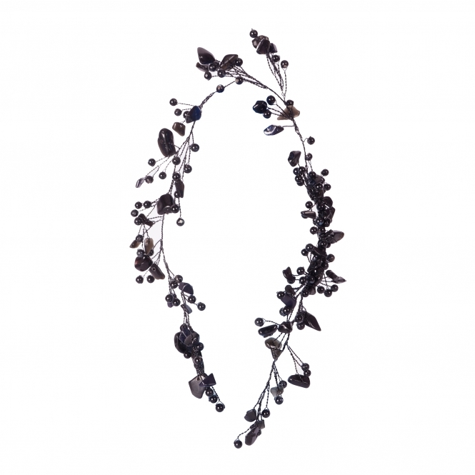 Handmade Black Hair Vine