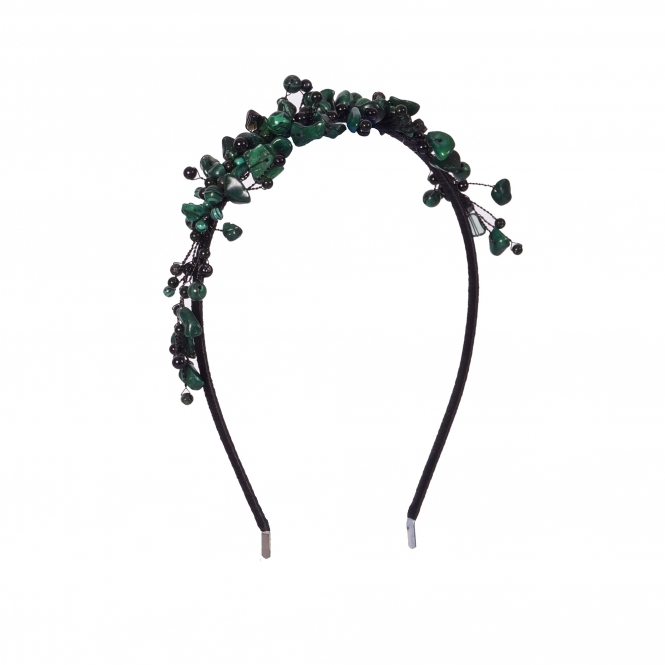 Handmade Emerald Diadem