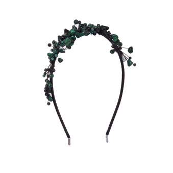 Handmade Emerald Diadem