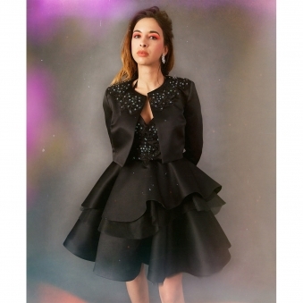 Jacket with Hand Embellished Embroidery