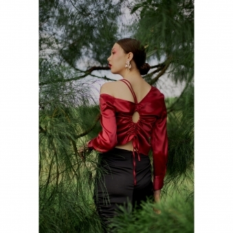 Karly Drawstring Top