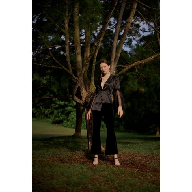 Khione Flared Velvet Pants