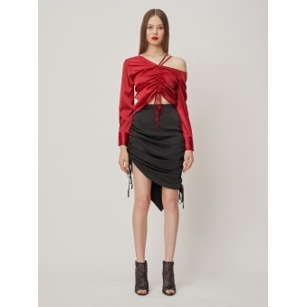 Klaudie Drawstring Skirt