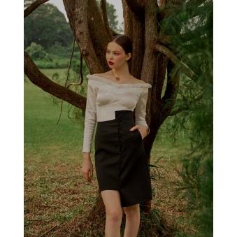 Kyle Off-Shoulder Ruffle Top