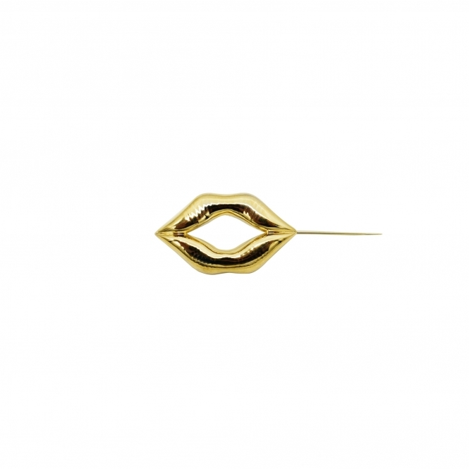 Lipograph Brooch