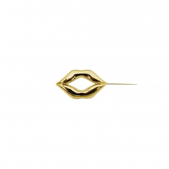 Lipograph Brooch