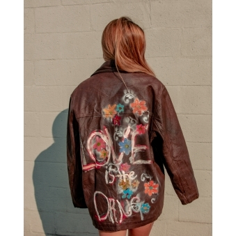 Love Drug Leather Jacket