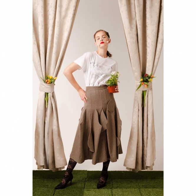 Made To Order Abstract Shape Skirt