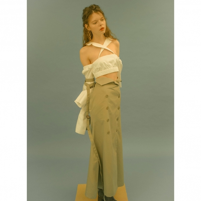 Made To Order Ankle Length Sage Mermaid Skirt