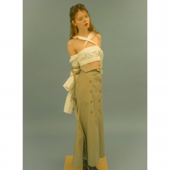 Made To Order Ankle Length Sage Mermaid Skirt
