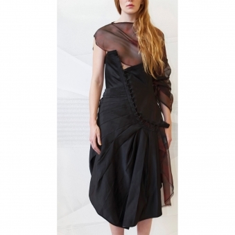 Made to Order Asymmetrical Deconstructed Corset Dress