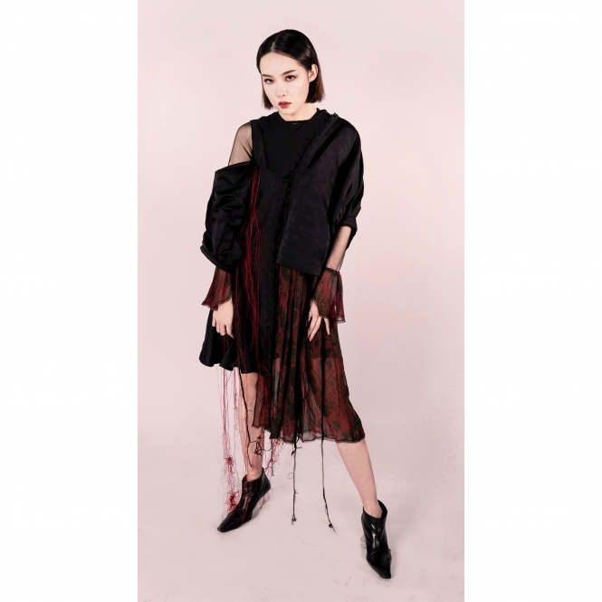 Made to Order Asymmetrical Deconstructed Panelled Jacket