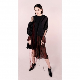 Made to Order Asymmetrical Deconstructed Panelled Jacket