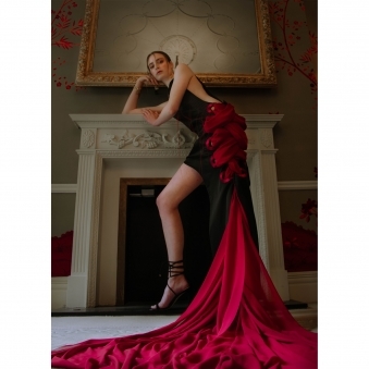 Made to Order Asymmetrical Knotted Dress