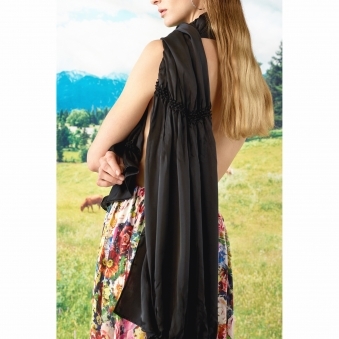 Made To Order Aurora Horizontal Shibori Stole