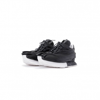 Made To Order Black Calf Leather Trainers