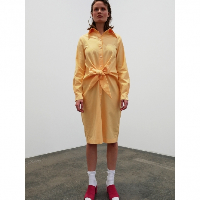 Made To Order Bow Dress - Apricot