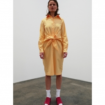 Made To Order Bow Dress - Apricot
