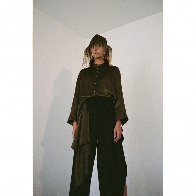 Made To Order Boxy Silk Shirt