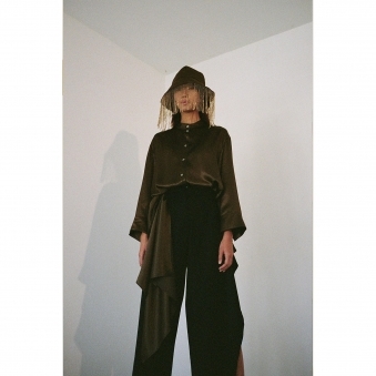Made To Order Boxy Silk Shirt