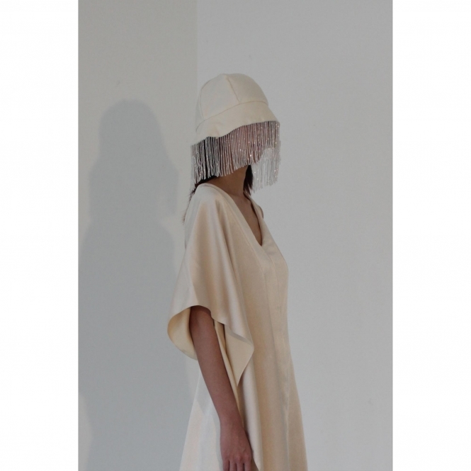 Made To Order Crystal Bugle Bead Bucket Hat