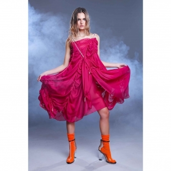 Made To Order Draped String Dress