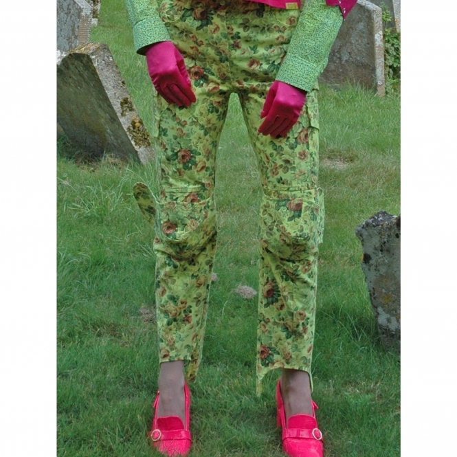 Made To Order Floral Armour Trousers
