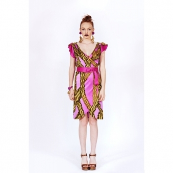 Made To Order Fuschia Blast Dress
