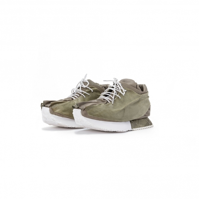 Made To Order Green Eco-leather Trainers