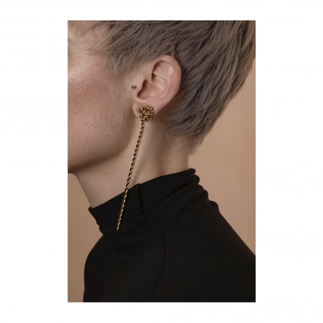 Made To Order Knot Rope Earring