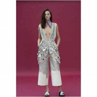 Made To Order Leather Jumpsuit
